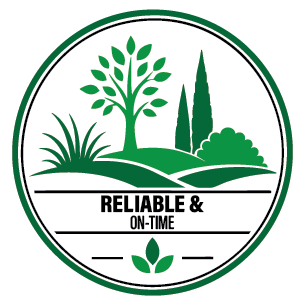 reliable & on-time badge
